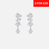 Luxury cut marquisTe earring - SILVER