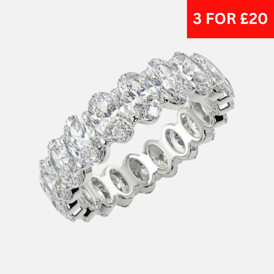 10k gold Moissanite diamond - SILVER