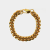 12mm Miami Cuban Bracelet - Gold