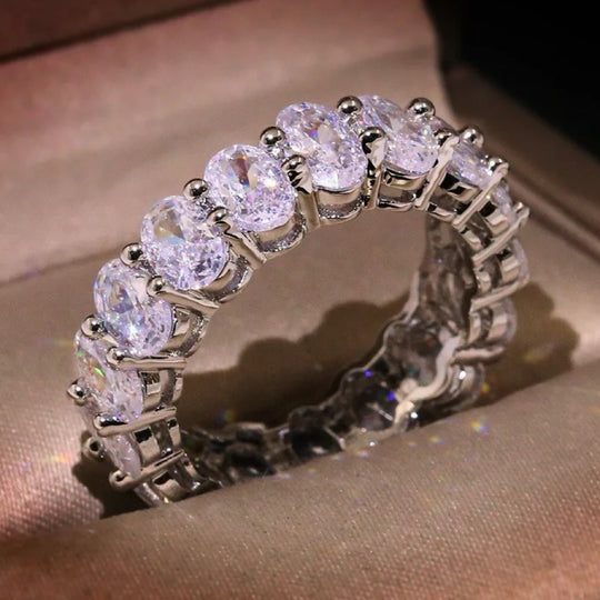 10k gold Moissanite diamond - SILVER