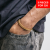 8mm Miami Cuban Bracelet - Gold