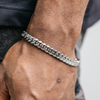 8mm Miami Cuban Bracelet - Silver