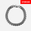 8mm Miami Cuban Bracelet - Silver