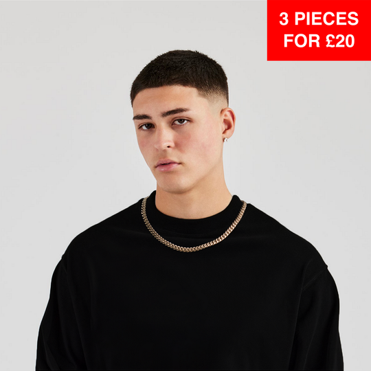 8mm Miami Cuban Chain - Gold