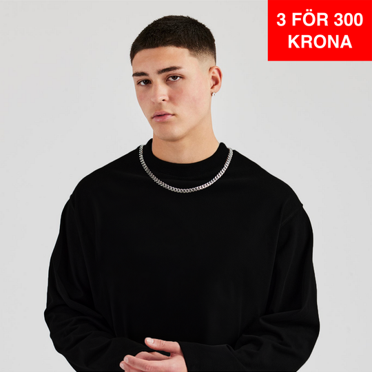 8mm Miami Cuban Chain - Silver (S)