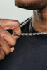 5mm Rope Chain - Silver