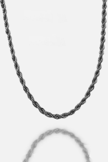 5mm Rope Chain - Silver