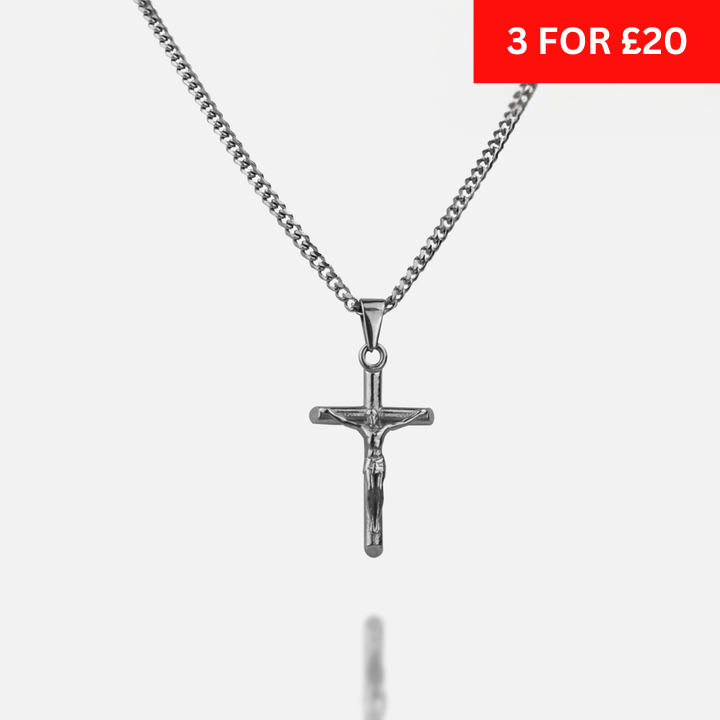 Crucifix Pendant - Silver