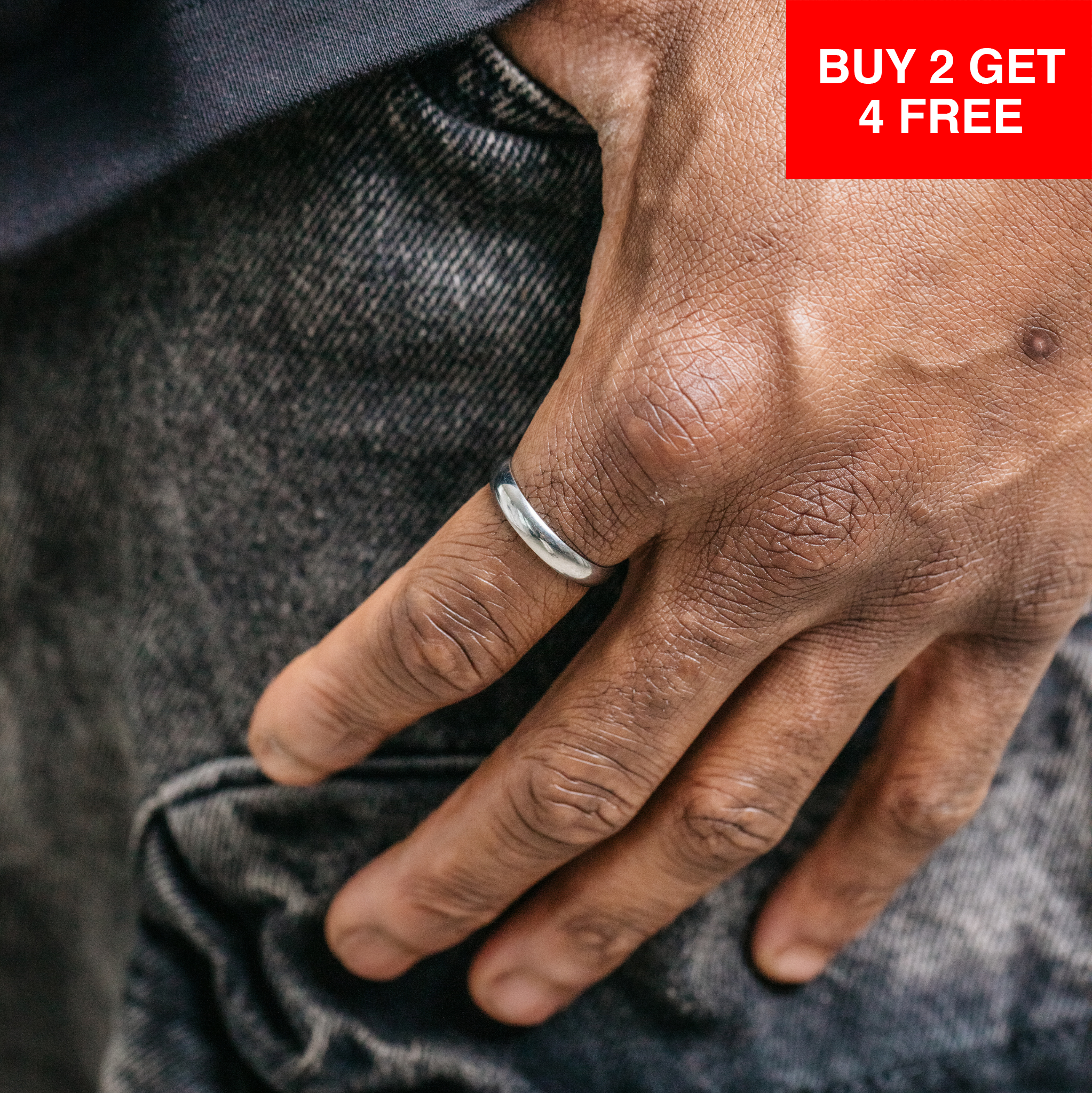 Band Ring -Silver