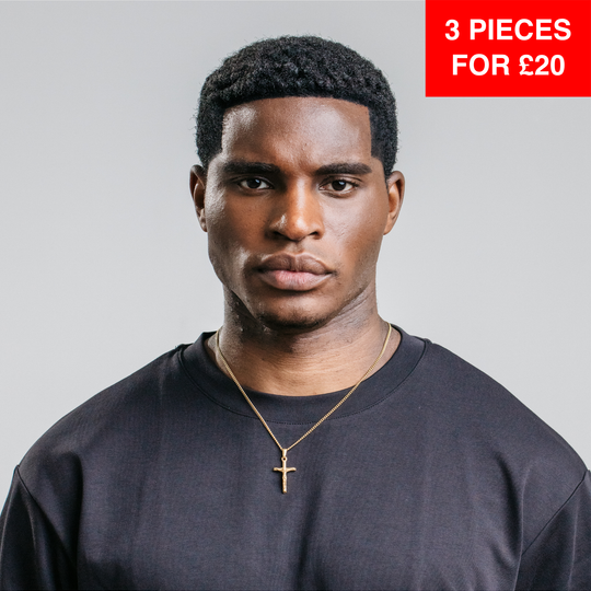 Crucifix Pendant - Gold