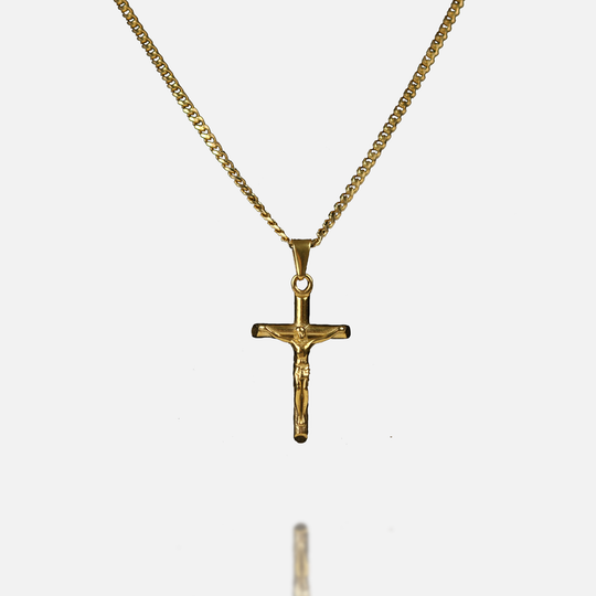Crucifix Pendant - Gold