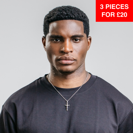 Crucifix Pendant - Silver