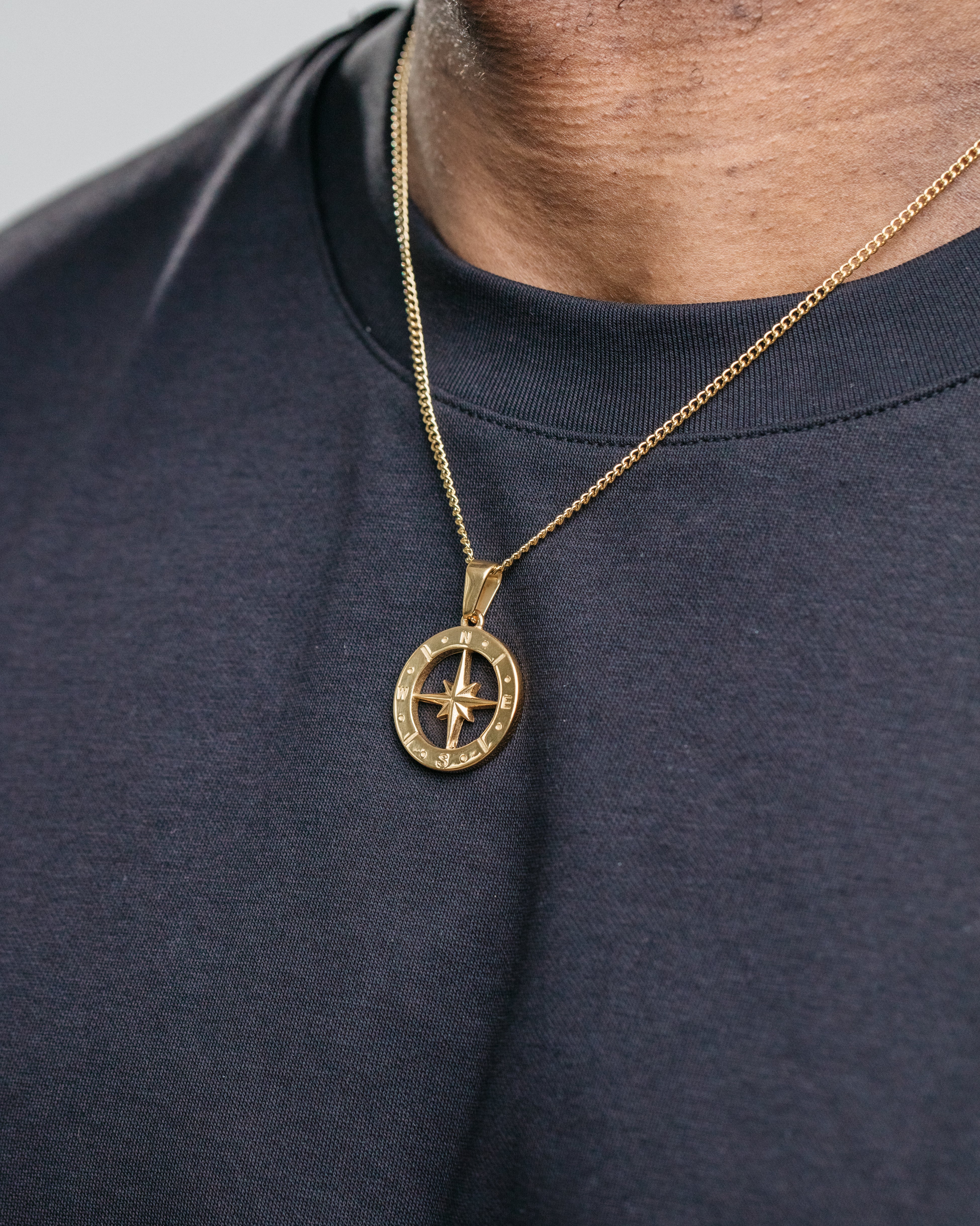 North Star Pendant - Gold