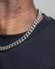 12mm Miami Cuban Chain- Silver