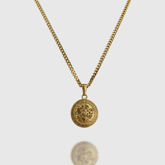 Medusa Pendant - Gold