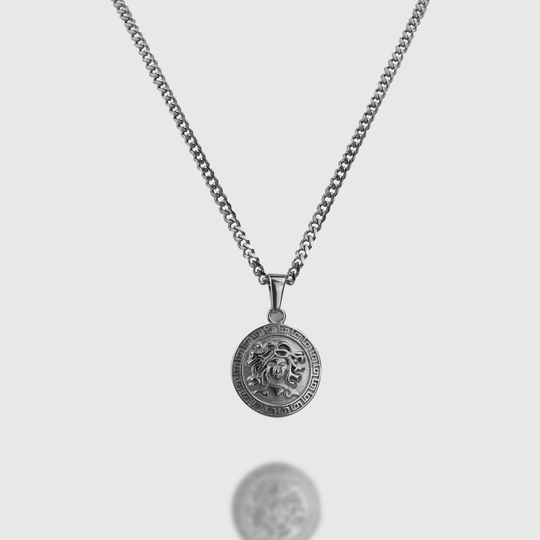 Medusa Pendant - Silver
