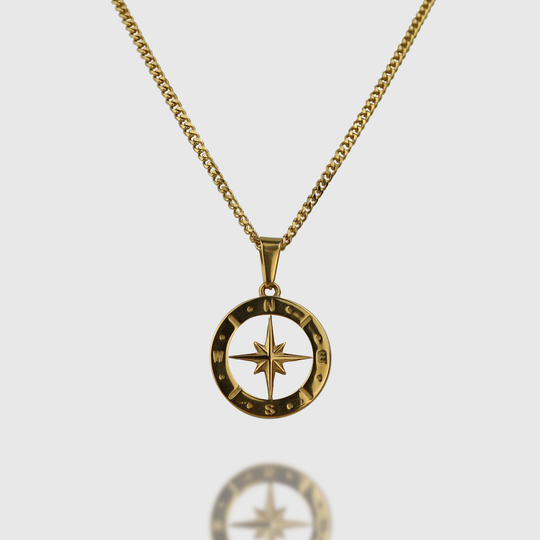 North Star Pendant - Gold