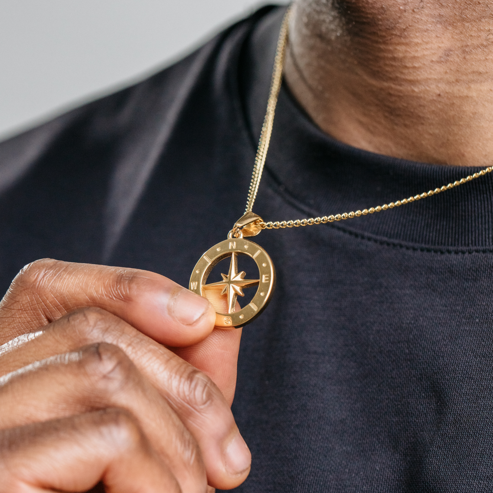 North Star Pendant - Gold