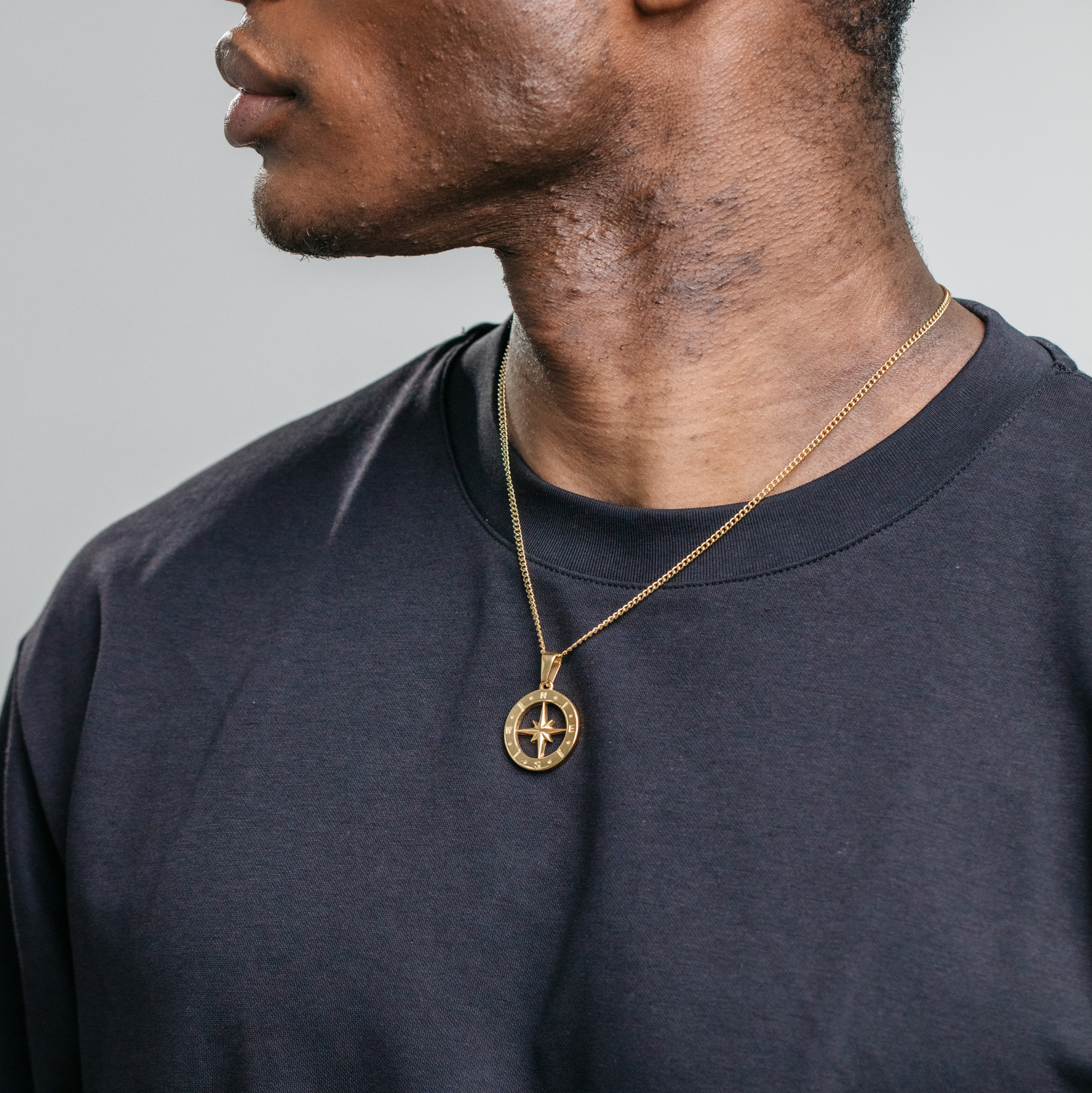 North Star Pendant - Gold