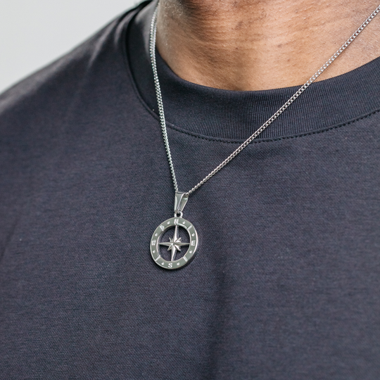 North Star Pendant - Silver