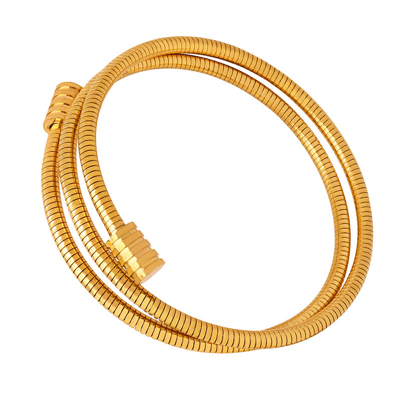 TWISTER BANGLE - GOLD