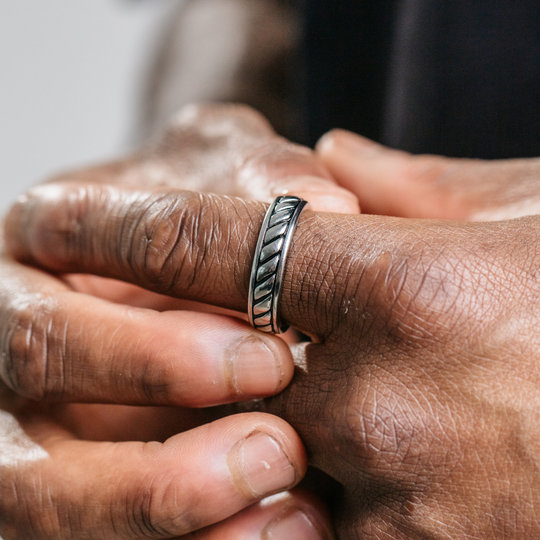 Rope Ring - Silver (S)