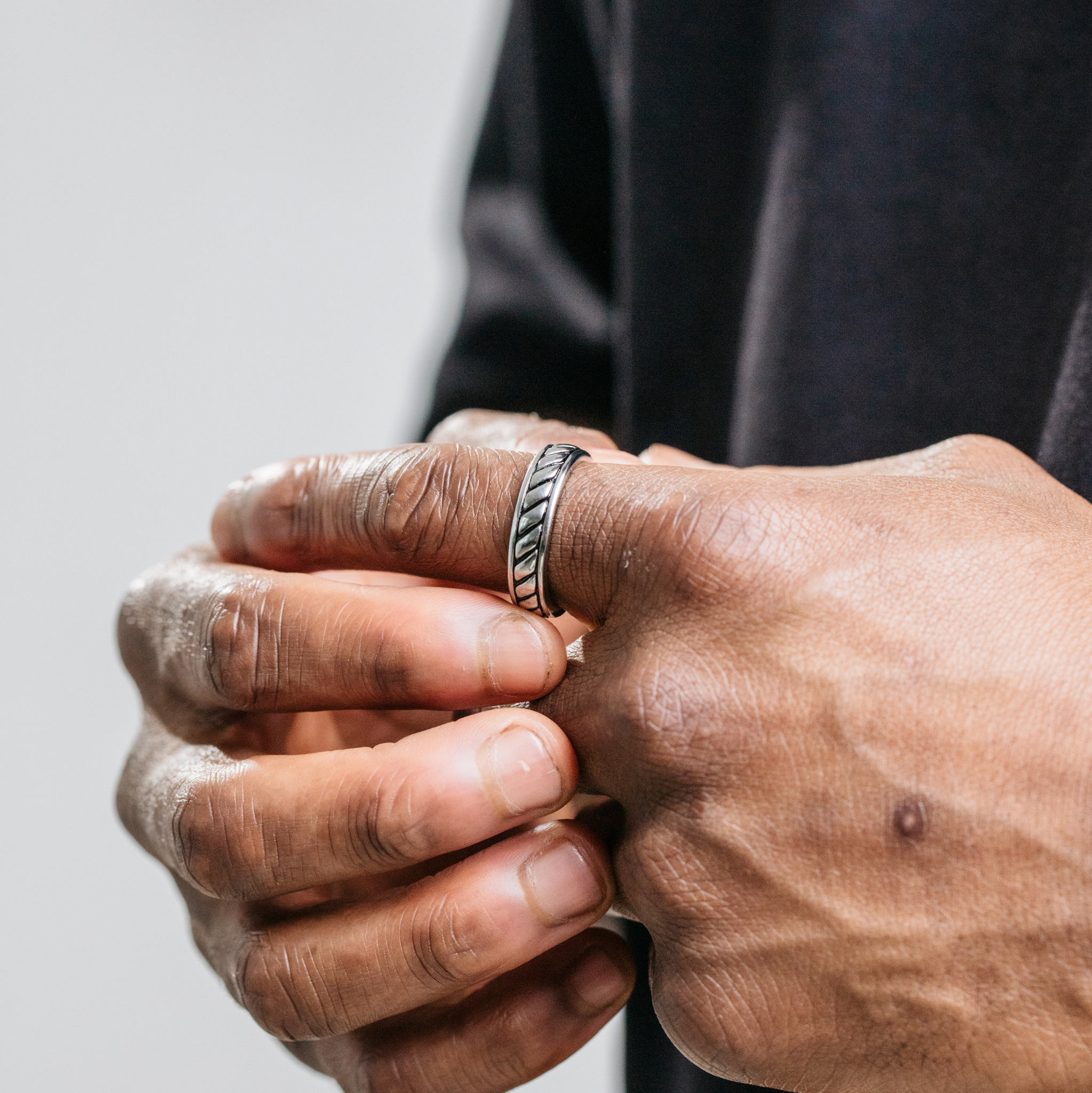 Rope Ring - Silver (S)